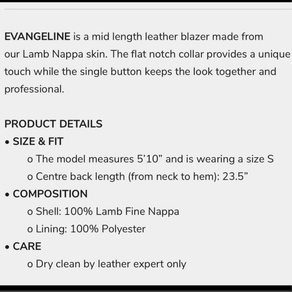 Leather Jacket - Picture 4 of 5